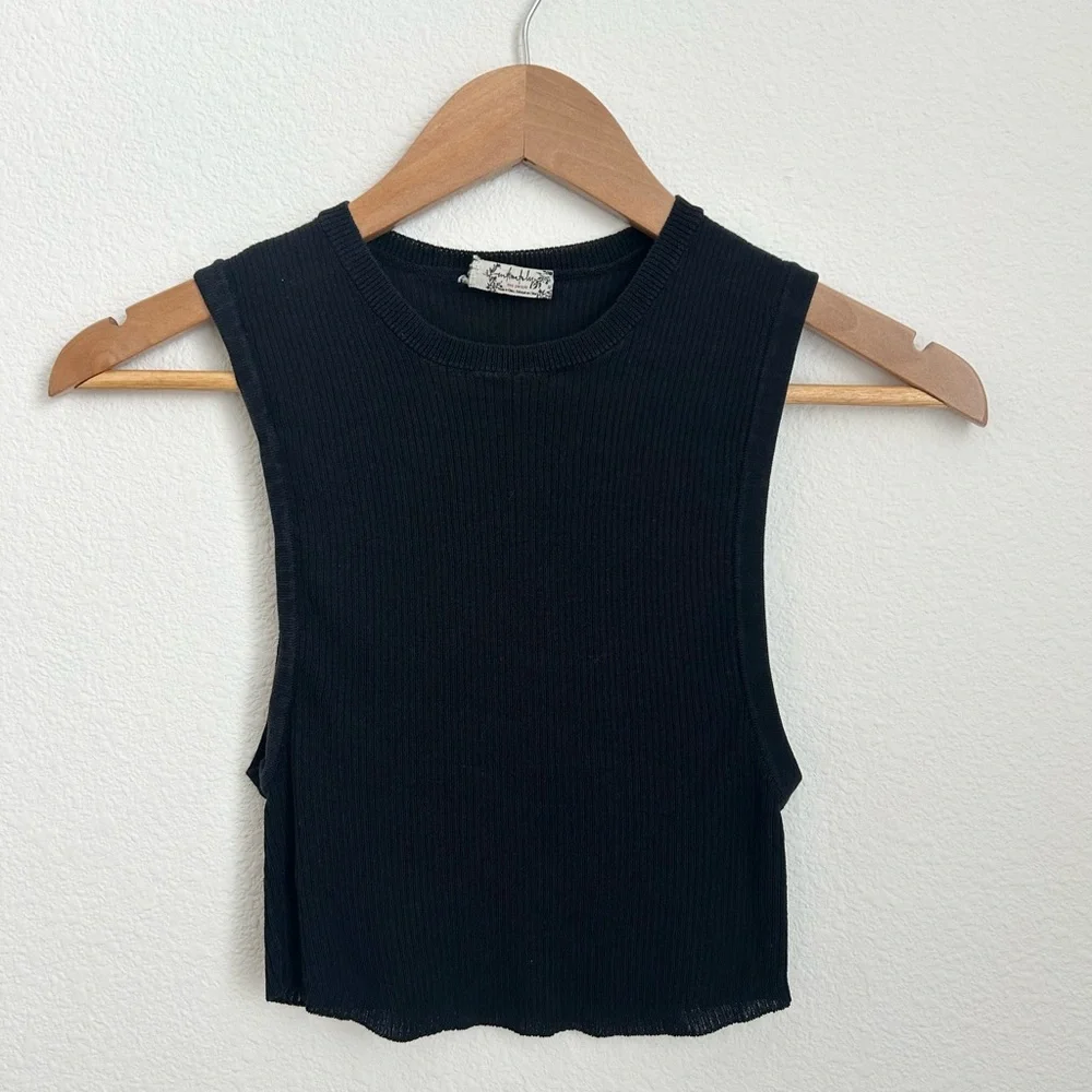 Free People Intimately Muscle Up Crop Tank Top - Picture 3 of 6